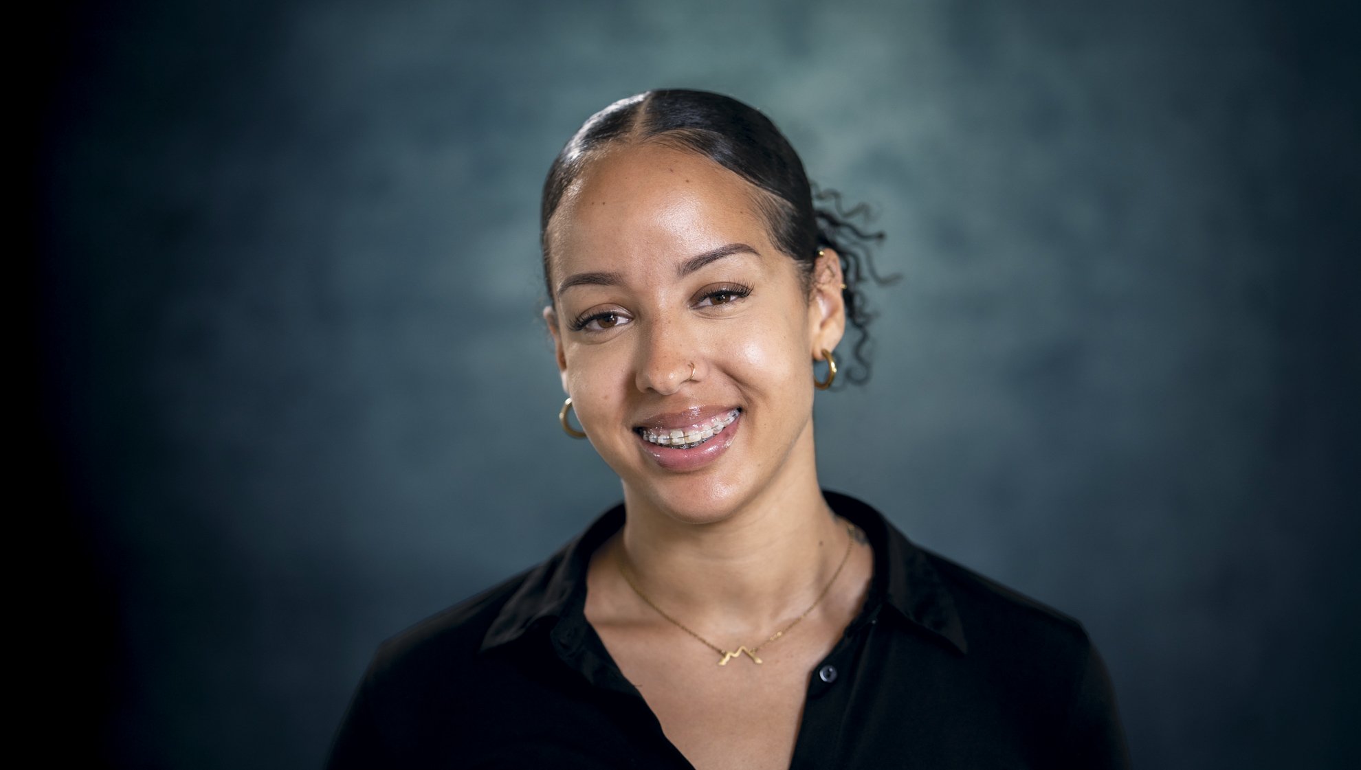 Jody komt uit St. Lucia en is een van de portretten in het project Faces of Rotterdam.