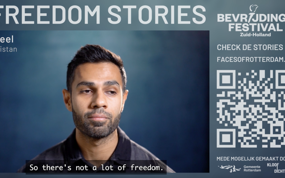 Faces of Rotterdam op Bevrijdingsfestival met Freedom Stories