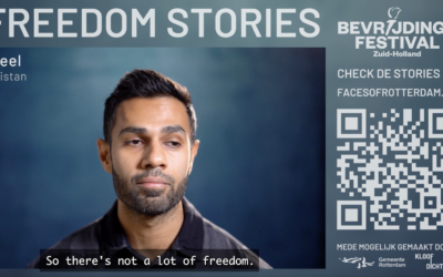 Faces of Rotterdam op Bevrijdingsfestival met Freedom Stories